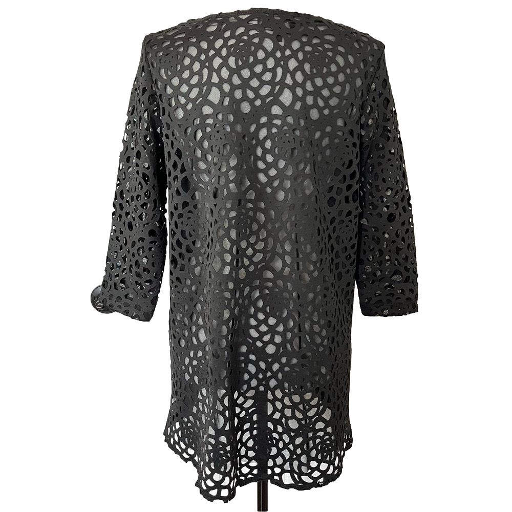 David Dixon Mesh Cut Out Pattern Sheer Underlay Stretch M Goth Vampy Witchycore